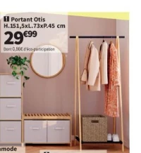 Portant Otis H.151,5xL.73xP.45 cm
