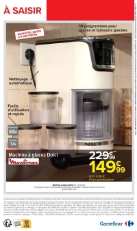 Machine à glaces Dolci Moulinex