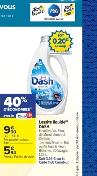 Lessive liquide Dash