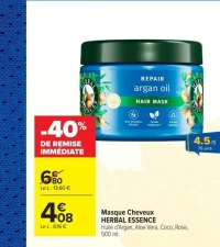Masque Cheveux HERBAL ESSENCE