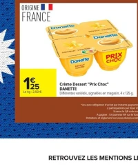Crème Dessert "Prix Choc" Danette