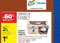 Liégeois Pâtissier Danette