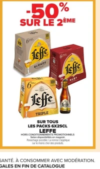 Packs 6x25cl Leffe