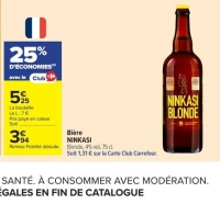 Bière NINKASI Blonde