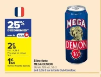 Bière forte MEGA DEMON