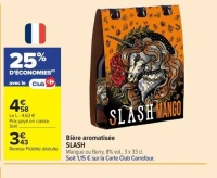 Bière aromatisée SLASH