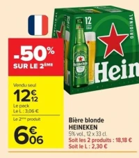 Bière blonde HEINEKEN