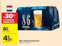 Bière blonde intense 8.6