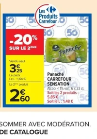 Panaché CARREFOUR SENSATION