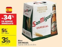 Bière SAN MIGUEL Especial