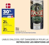 Bière FAXE Premium