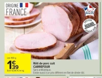Rôti de porc cuit CARREFOUR