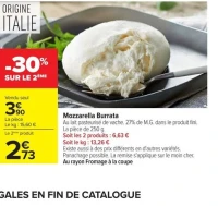 Mozzarella Burrata