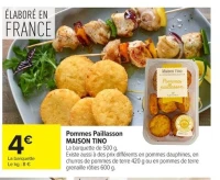 Pommes Paillasson MAISON TINO