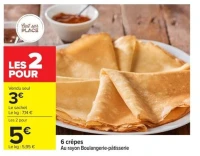 6 crêpes
