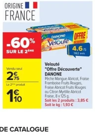 Velouté "Offre Découverte" DANONE