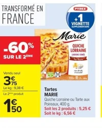 Tartes MARIE