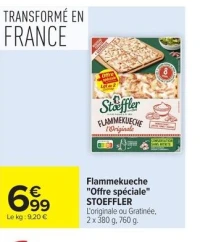 Flammekueche "Offre spéciale" STOEFFLER