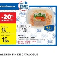 Salade CARREFOUR CLASSIC'