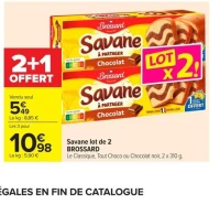 Savane lot de 2 BROSSARD