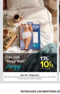 Slips midi "Sloggi basic"