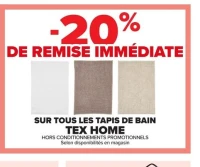 Tapis de bain Tex Home