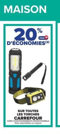 Toutes les torches Carrefour