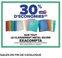Le classement Metal Silver Exacompta