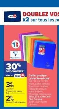 Cahier protège-cahier Koverbook