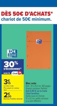 Bloc note