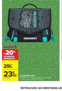 Cartable Minecraft