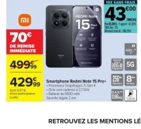 Smartphone Redmi Note 15 Pro+ Xiaomi