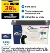 Dulux Valentine Crème de couleur