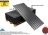 Promo Plaque acier Ondometal S12 anthracite L. 2 x 0,90 m