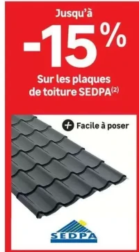 Plaques de toiture SEDPA