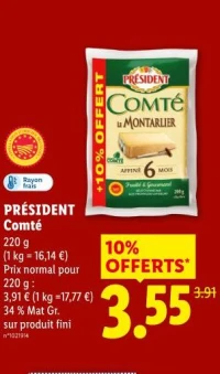 PRÉSIDENT Comté