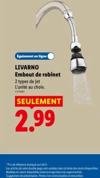 LIVARNO Embout de robinet