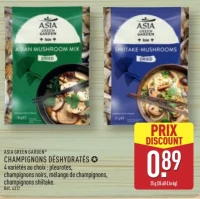 ASIA GREEN GARDEN Champignons déshydratés