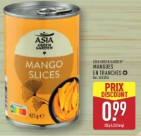 ASIA GREEN GARDEN Mangues en tranches