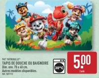 PAT' PATROUILLE® TAPIS DE DOUCHE OU BAIGNOIRE
