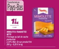 MIMOLETTE 8 TRANCHETTES NETTO