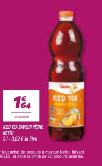 ICED TEA SAVEUR PÊCHE NETTO