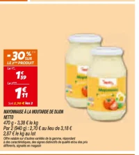 Mayonnaise à la moutarde de Dijon Netto