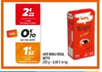CAFÉ MOULU RÉGAL NETTO