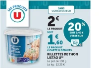 Rillettes de Thon Listao U