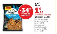 Nouilles Maggi Saucy