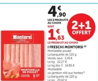 Mortadelle de Poulet Montorsi
