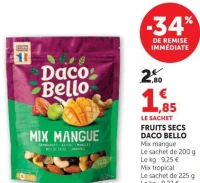Fruits secs Daco Bello Mix mangue