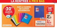 Cahier Koverbook 24x32cm 48 pages Seyes ou grands carreaux