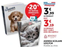AGENDA SCOLAIRE 12X17CM BOUCHUT